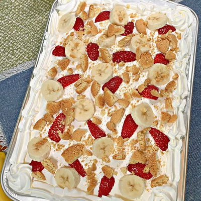 Banana Pudding Strawberry Chesee 