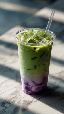Ubi Matcha Latte 